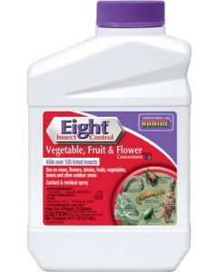 Bonide EIGHT Vegetable, Fruit & Flower Spray - Pint Concentrate