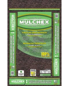 Dyed Brown Cedar Mulch - 2cf