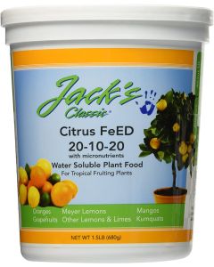 JR Peters Citrus Feed 20-10-20 - 1.5 lbs.