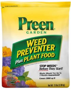 Preen® Weed Preventer + Plant Food - 13 lbs