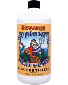 Neptune's Harvest All Natural Organic Liquid Fish Fertilizer 2-4-1 - Quart
