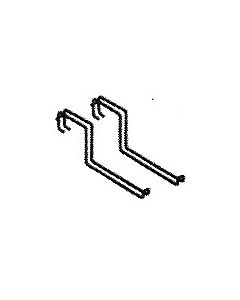 Panacea Flower Box Deck Brackets - 2 in. x 4 in. White