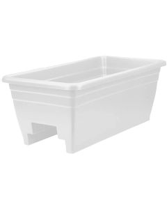 Deck Rail Planter - 24 in. White