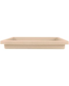 12.50 Square Accent Saucer  Sandstone