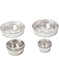 Heavy Duty Clear Plastic Saucers - 6 in.