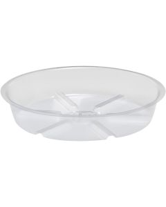 Clear Plastic Saucers - 12 in.