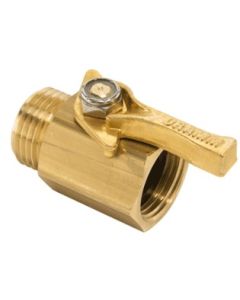 Dramm #300C Brass Shut-Off Valve - Carded
