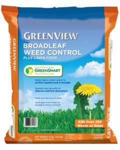 GreenView w/GreenSmart Broadleaf Weed Control plus Lawn Food 27-0-4 - 5,000 sq ft