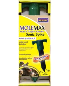 Bonide Molemax® Sonic Spike Repellers - Battery Operated