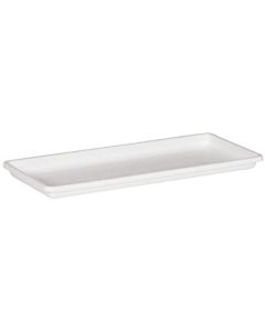 Novelty Flower Box Tray - 18 in. White