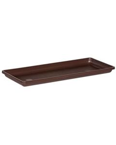 Novelty Flower Box Tray - 18 in. Brown