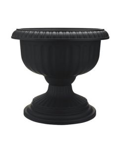 Soutern Patio Grecian Urn - 12 in. Black