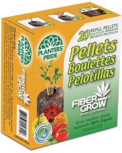 Fiber Grow Coconut Coir Pellet Refill Pack - 20 Pack