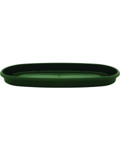 Panterra Oval Saucer - 20 in. Green