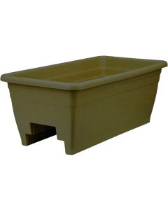 Deck Rail Planter - 24 in. Chocolate